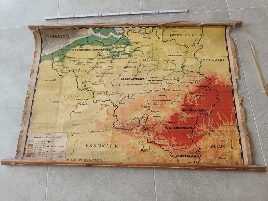 Vintage rolkaarten België, Ophalen, Aardrijkskunde