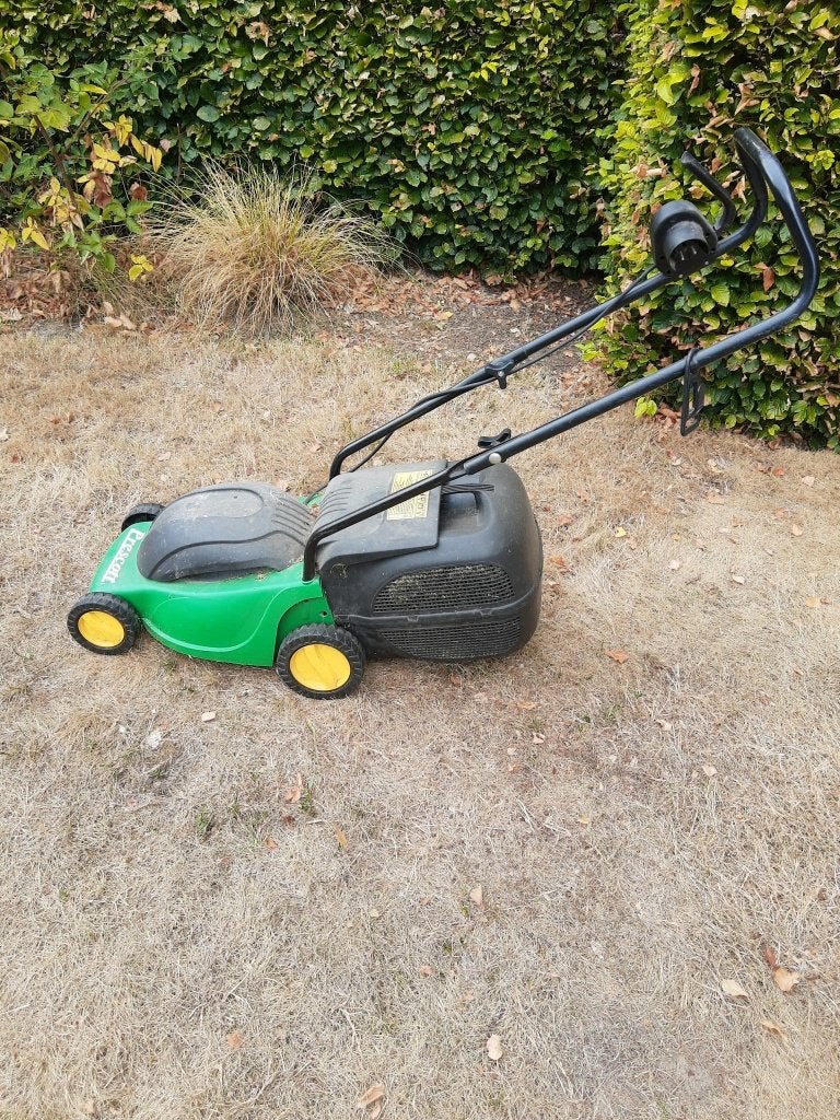 elektrisch grasmachine, Tuin en Terras, Ophalen, Gebruikt