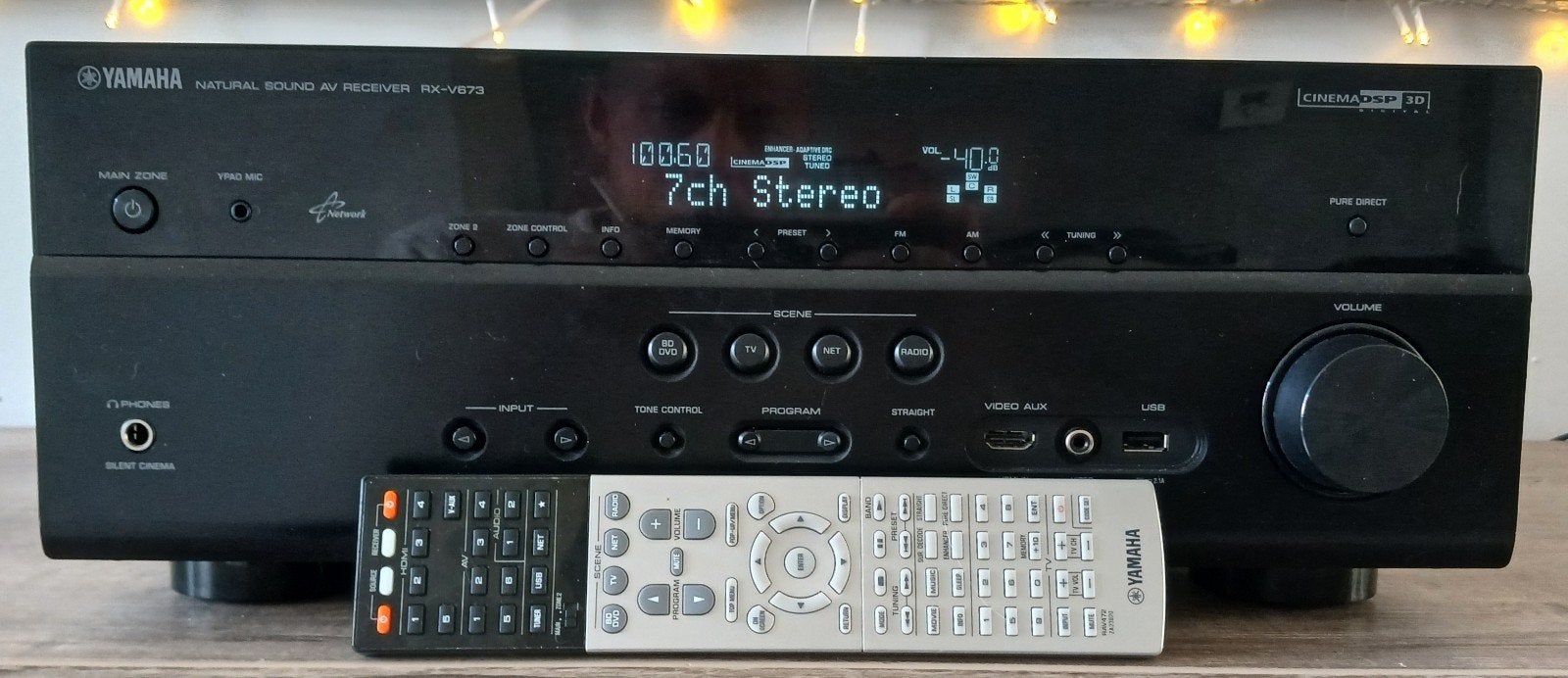 Yamaha RX-V673 7.2 AV Receiver – Perfecte staat + Afstandsb., Enlèvement, Yamaha