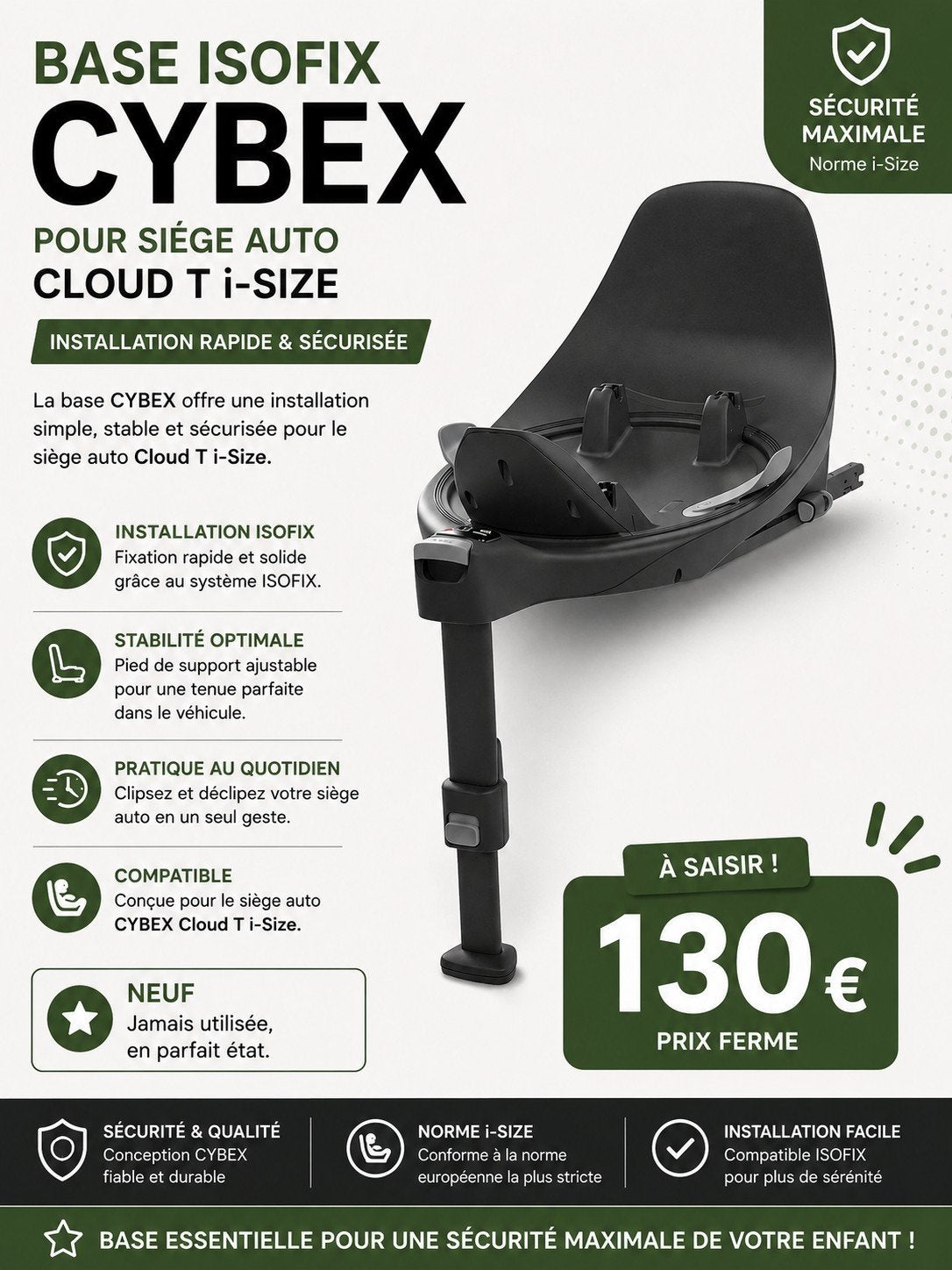 Cybex T-basis, Kinderen en Baby's, Autostoeltjes, Ophalen of Verzenden