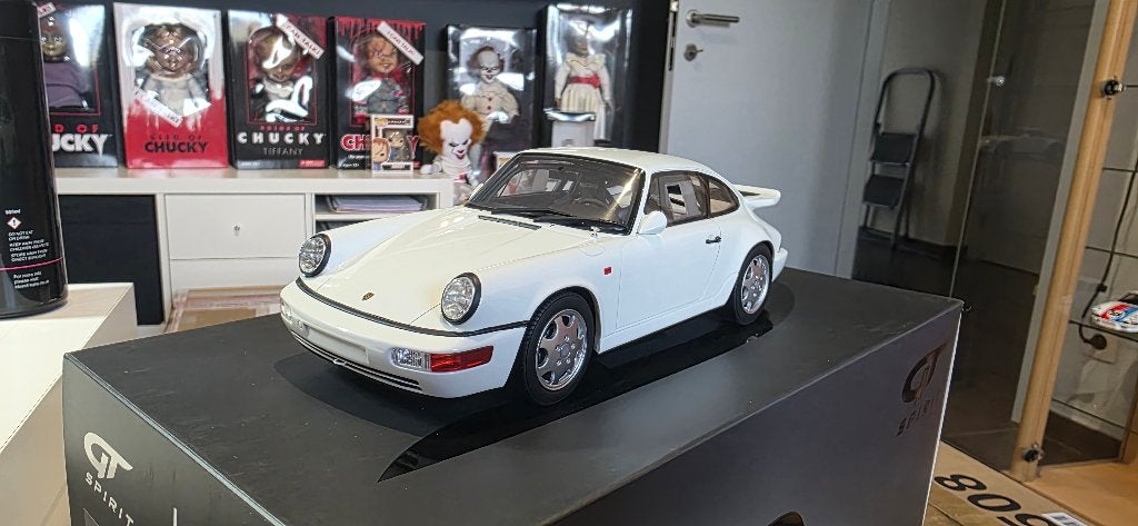 Porsche 911 (964) Carrera 4 Lightweight 1/18 GT Spirit, Enlèvement ou Envoi, Comme neuf, Voiture, Autres marques