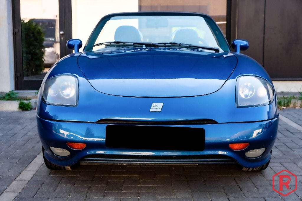 Fiat Barchetta 1.7 131pk 1998 Garantie, Auto's, Voorwielaandrijving, Zwart, 4 cilinders, Cabriolet