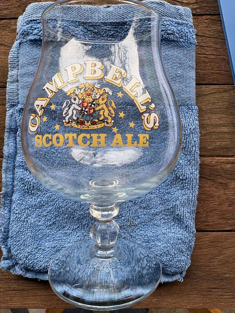Campbell's Scotch Ale, Verzamelen, Verzenden, Gebruikt, Glas of Glazen, Overige merken