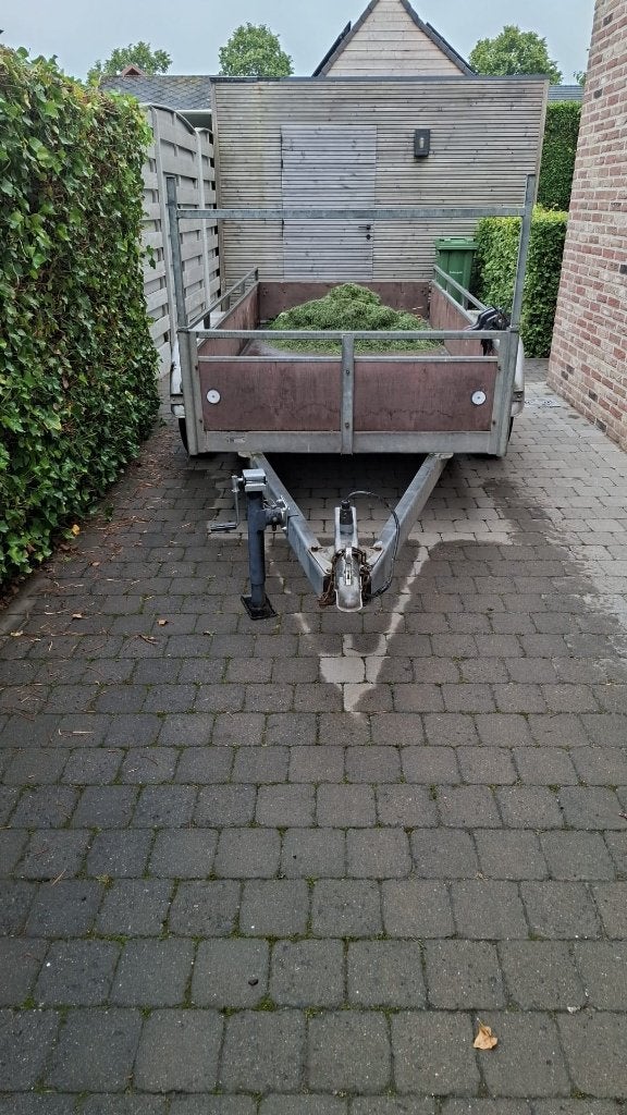 Dubbelasser ongeremd in goede staat, Autos : Divers, Remorques, Enlèvement, Utilisé