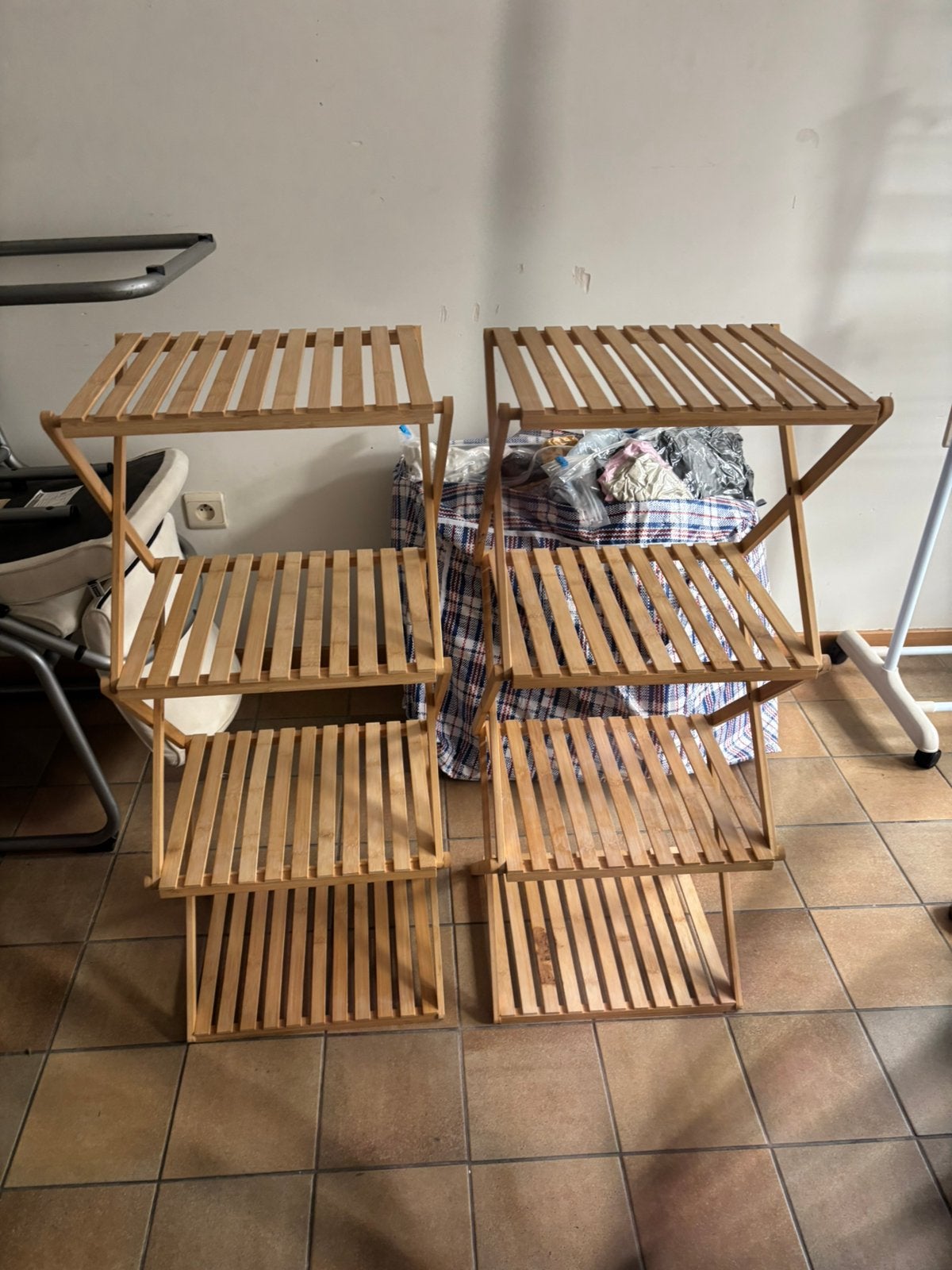 Vintage badkamerrekjes 1m hoog, Ophalen