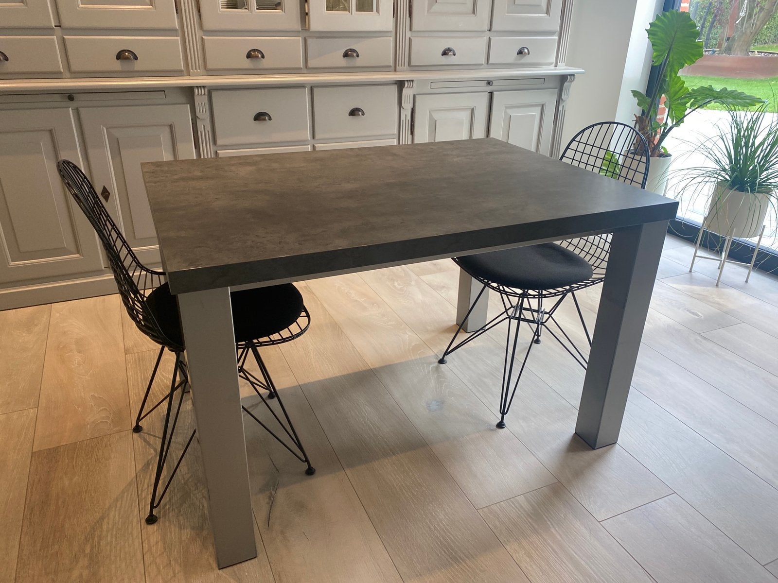 Eettafel, Huis en Inrichting, Ophalen, 100 tot 150 cm, 50 tot 100 cm, Zo goed als nieuw