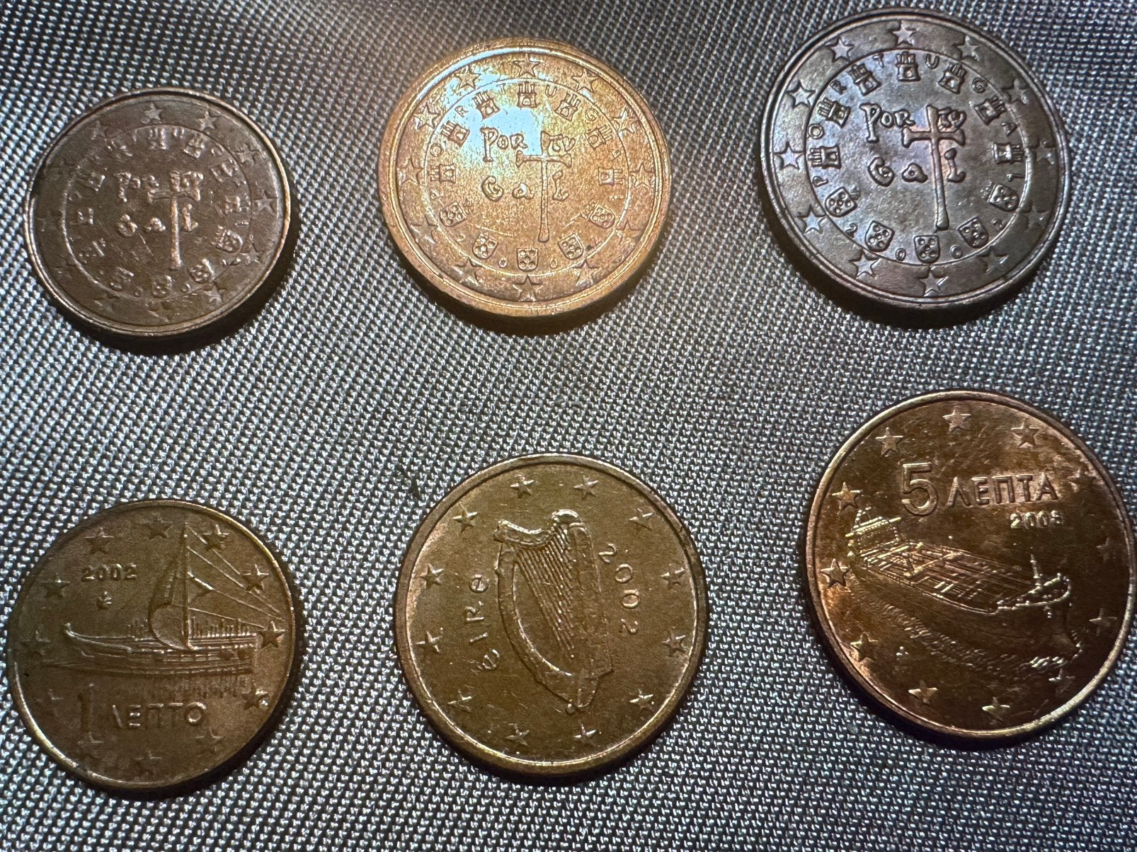 1,2,5 cent griekenland  portugal, Timbres & Monnaies, Monnaies | Europe | Monnaies euro, Enlèvement, Grèce, 5 centimes
