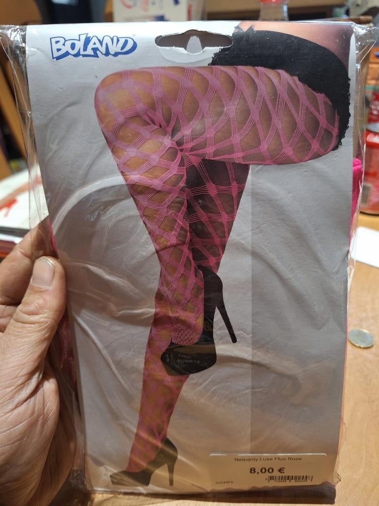 Brede,grove netpanty,one size, Boland, Nieuw, Overige maten, Ophalen of Verzenden