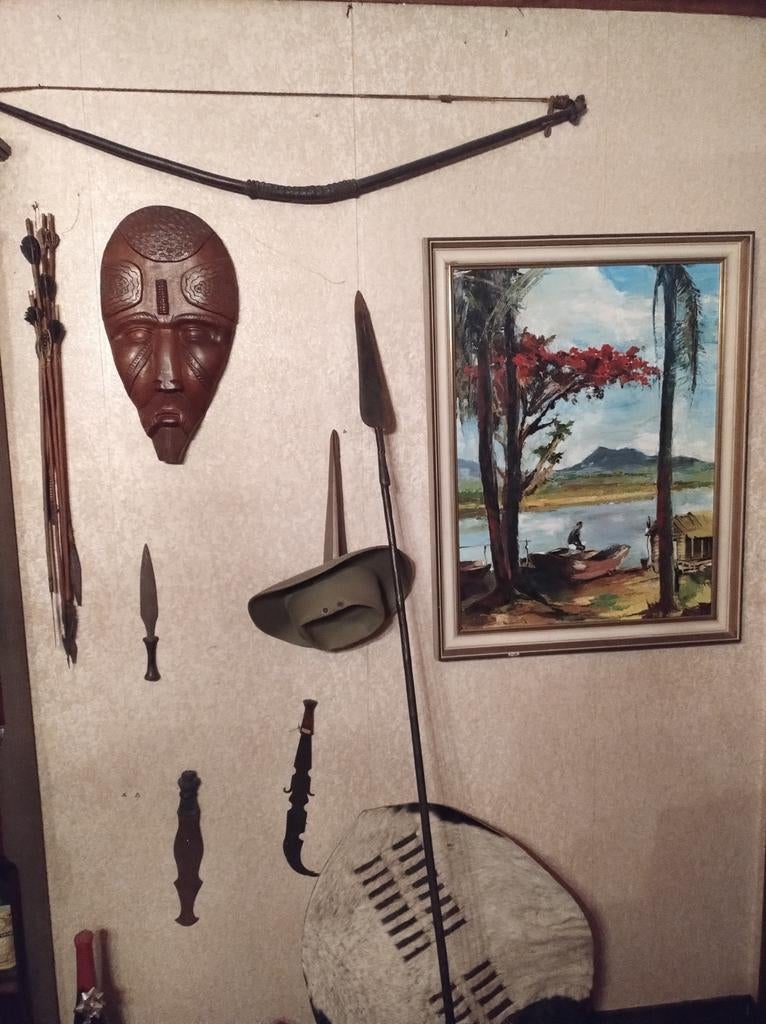 From Congo All The Wall .Van Verzameling ., Antiek en Kunst, Kunst | Schilderijen | Modern, Ophalen