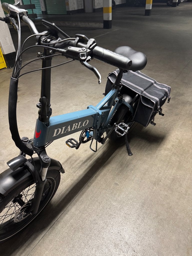 Elektrische plooifiets, Fietsen en Brommers, Elektrische fietsen, Ophalen, Zo goed als nieuw