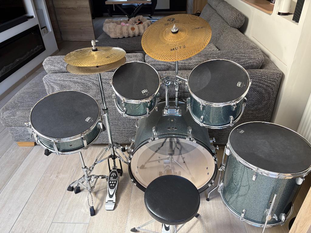Drumstel pearl roadshow, Muziek en Instrumenten, Drumstellen en Slagwerk, Ophalen, Zo goed als nieuw, Pearl