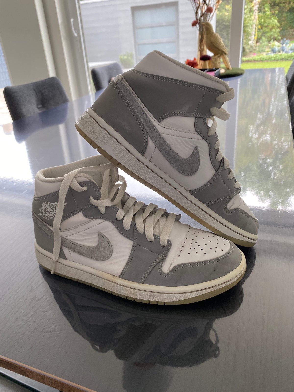 White silver Nike Jordan EU38, Enlèvement, Porté, Chaussures de sport