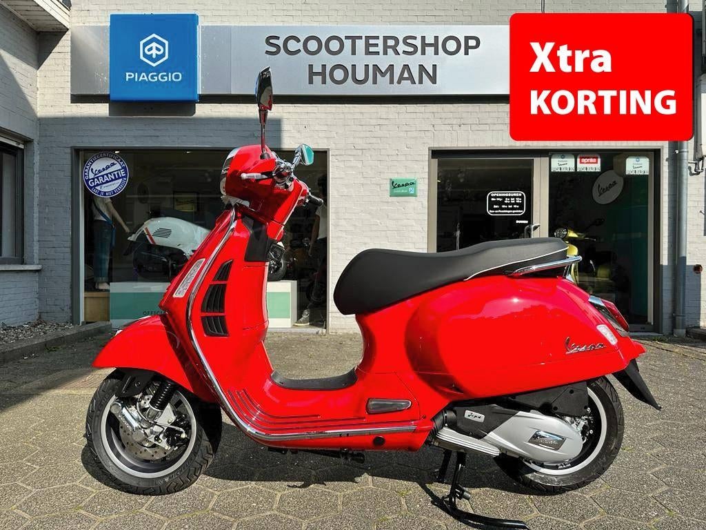 Vespa GTS 125cc SUPER ROSSO CORAGGIOSO (nr.02), Fietsen en Brommers, Scooters | Vespa, Nieuw, Overige modellen, Benzine