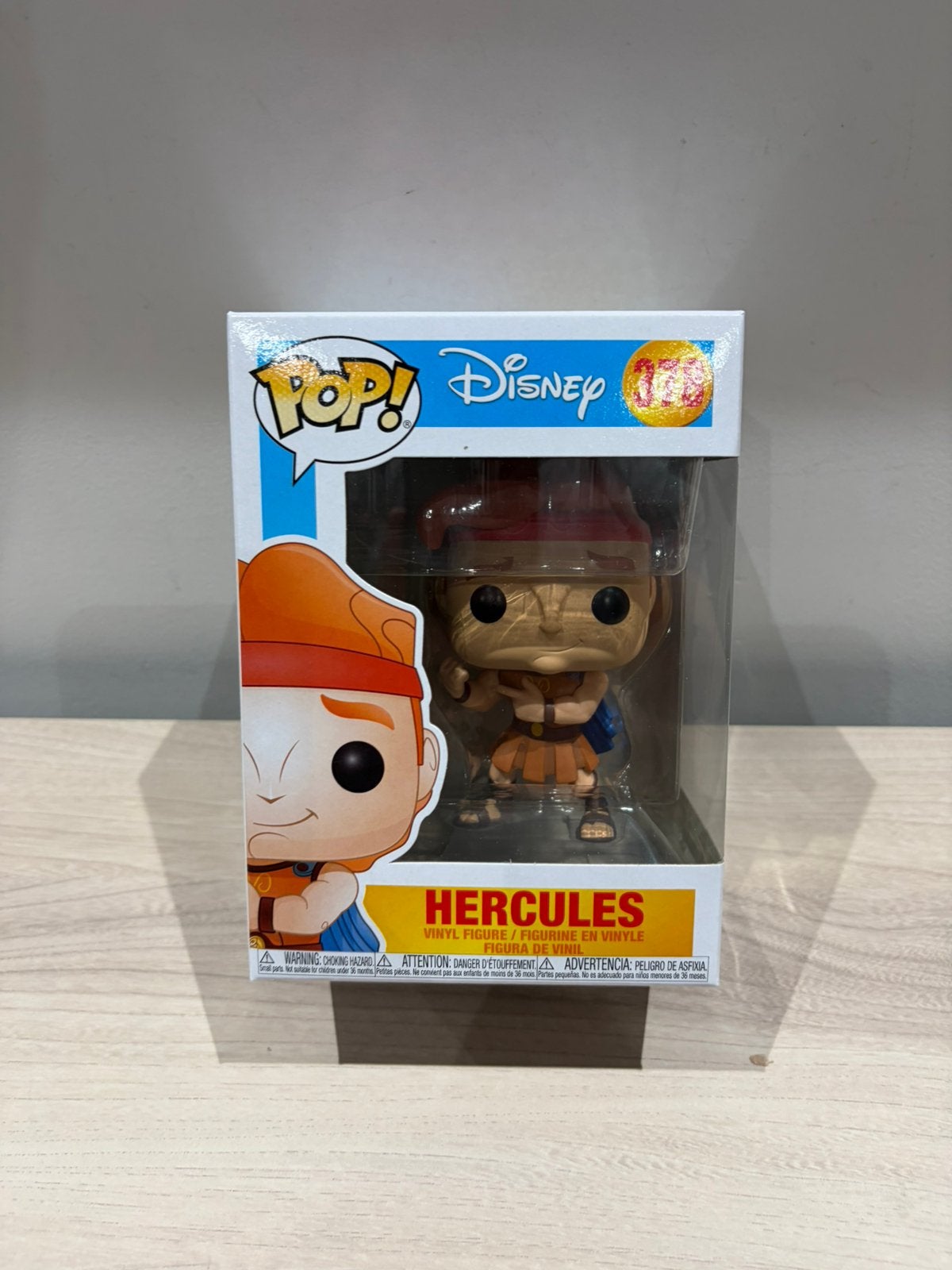 Funko Pop! Disney Hercules #378 – Hercules Vinyl Figure, Ophalen of Verzenden, Zo goed als nieuw