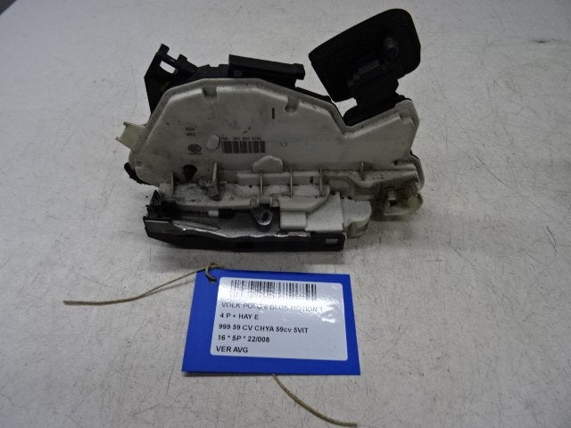 SERRURE DE PORTE AVANT GAUCHE Polo V (6R) (5K1837015E), Utilisé, Avant, Volkswagen