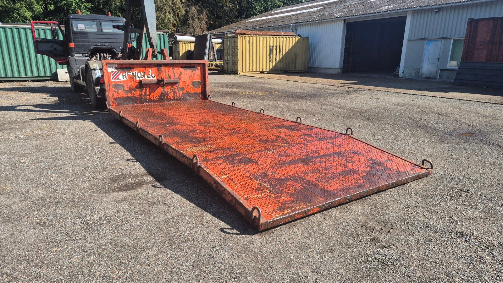conteneur de vente - plate-forme - transporteur de machines, Bricolage & Construction, Enlèvement