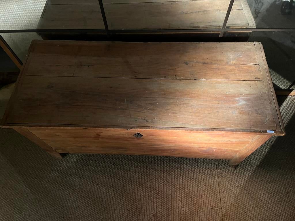 Houten koffer, Antiek en Kunst, Antiek | Meubels | Kasten, Ophalen