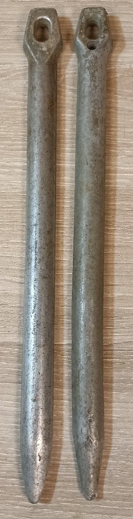 Piquets de tente Zeltbahn Wehrmacht 1938 et 1941 ww2, Verzamelen, Verzenden, Landmacht, Overige typen