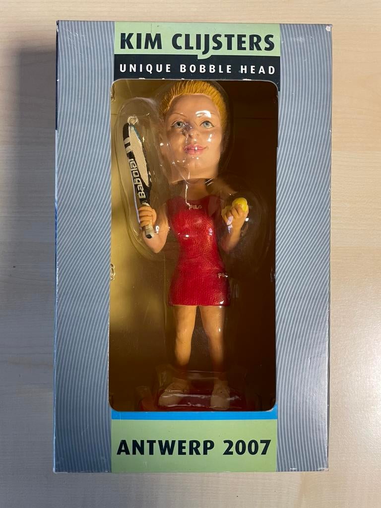 Kim Clijsters bobble head WTA Antwerp 2007, Verzamelen, Ophalen of Verzenden, Zo goed als nieuw