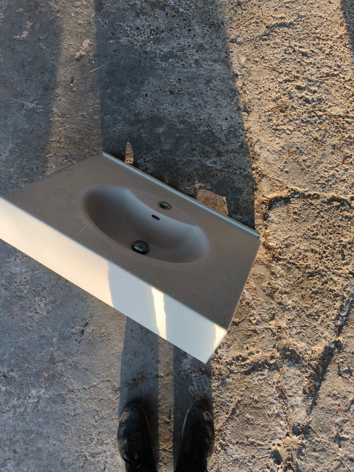 4 lavabo's met wastafelblad, ook apart verkrijgbaar, Enlèvement