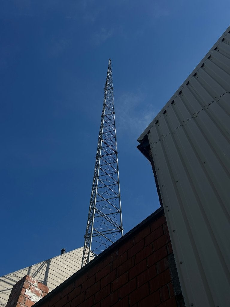 Zendmast, antennemast, Telecommunicatie, Antennes en Masten, Ophalen, Gebruikt, Mast