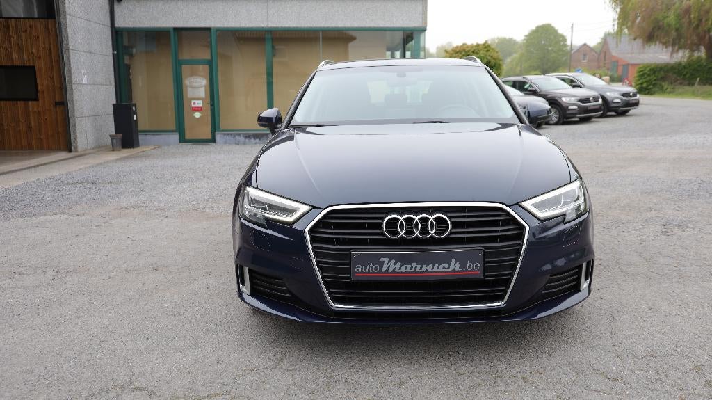 Audi A3 1,0TFSI 2017 Sport-GPS-Airco-Cruise-Alu velgen-Xenon, Blauw, 107 g/km, Bedrijf, 5 deurs