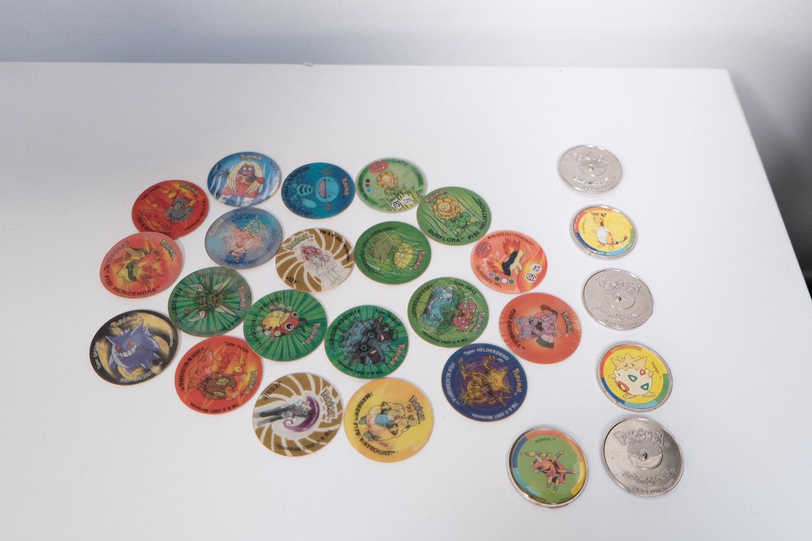 Pokémon flippo’s / metalen, Ophalen of Verzenden, Losse flippo's