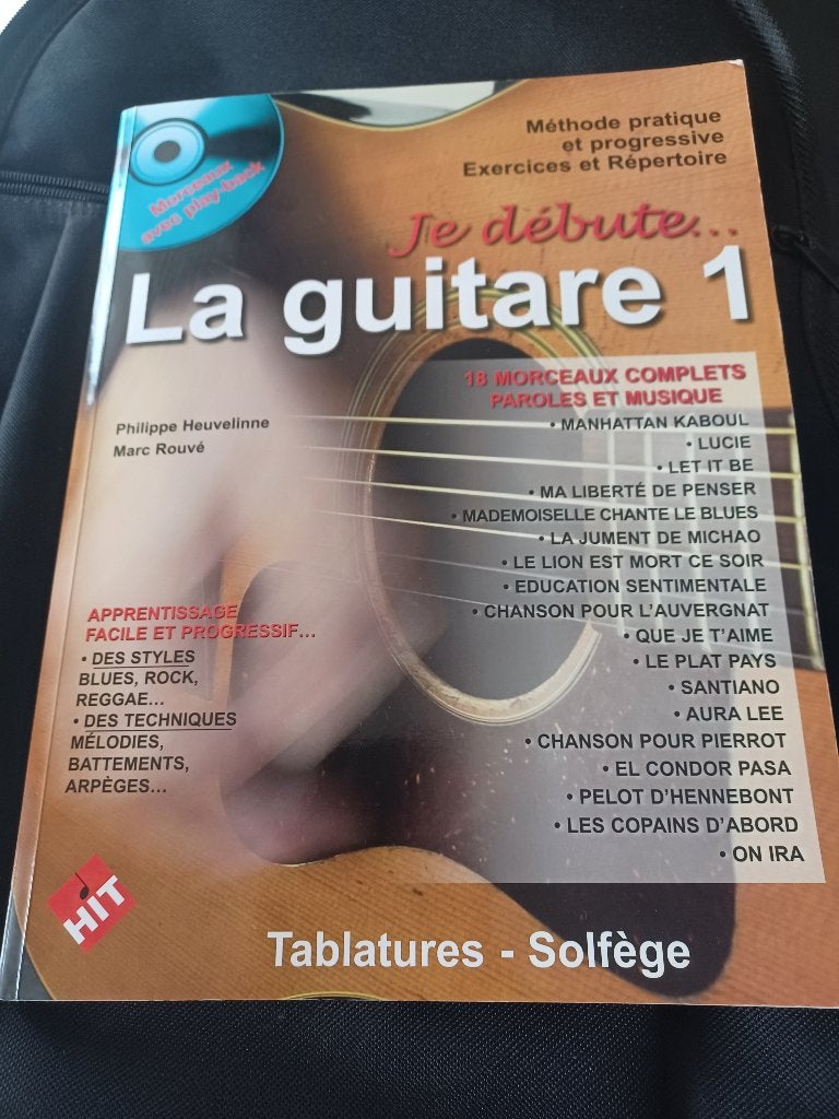 Livre apprentissage guitare, Enlèvement ou Envoi, Neuf, Instrument