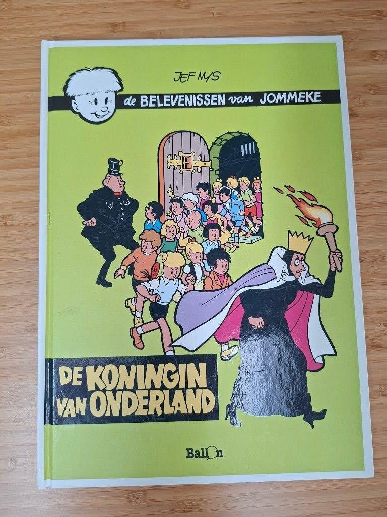 Jommeke strip - DE KONINGIN VAN ONDERLAND - Hardcover, Boeken, Stripverhalen, Ophalen, Eén stripboek, Jef Nys., Zo goed als nieuw
