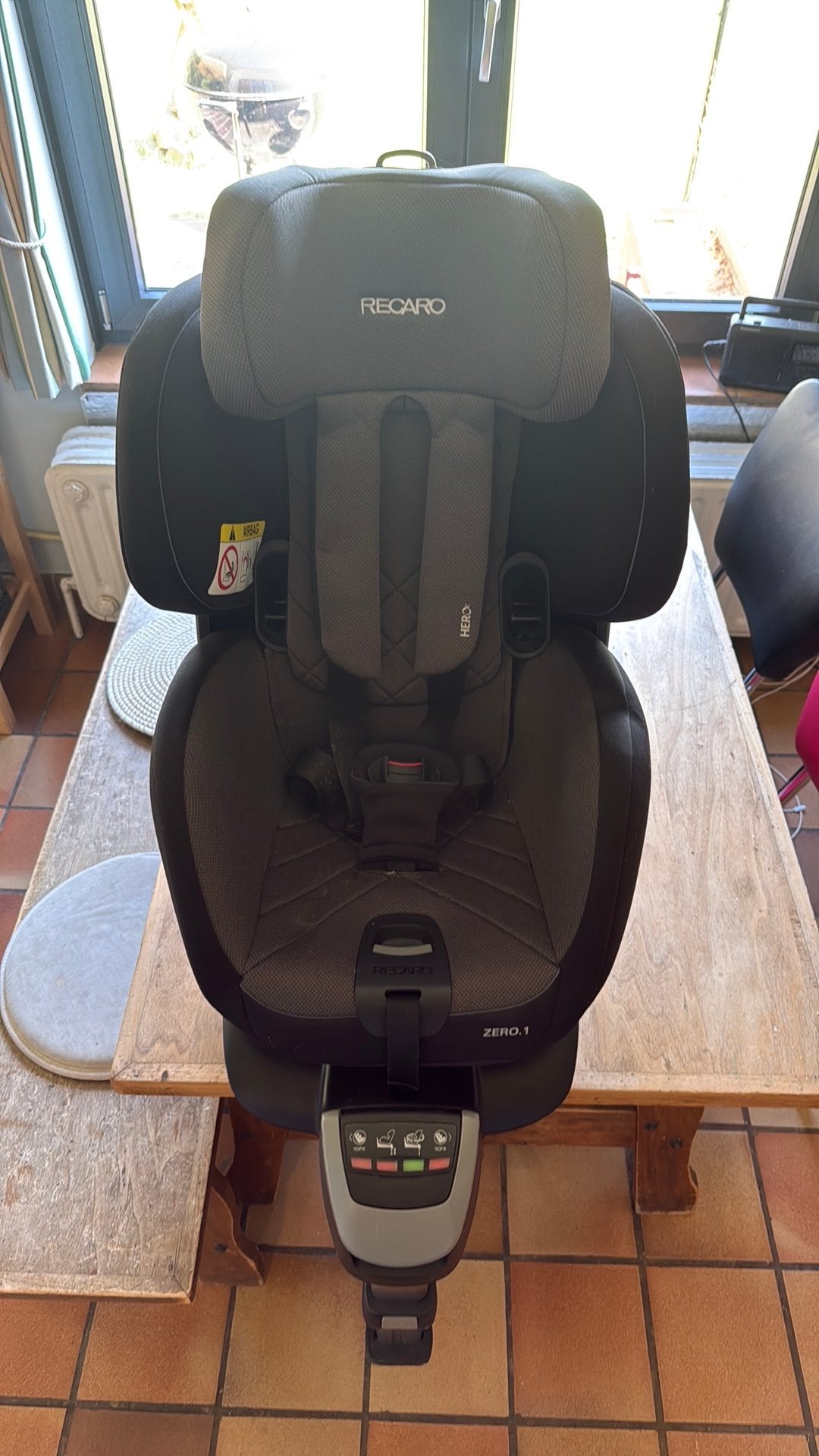 Siege auto Recaro isofix, Kinderen en Baby's, Autostoeltjes, Verstelbare rugleuning, Zo goed als nieuw, Isofix, Ophalen