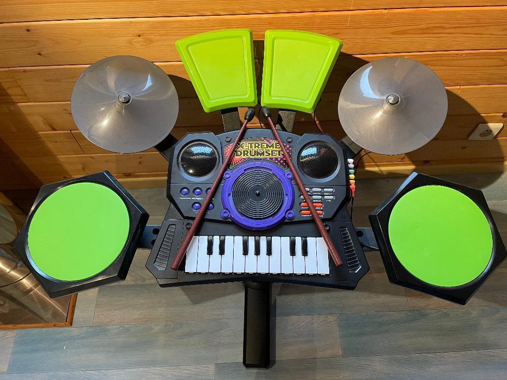 Batterie électronique enfant, Kinderen en Baby's, Speelgoed | Educatief en Creatief, Zo goed als nieuw, Elektronica, Ophalen