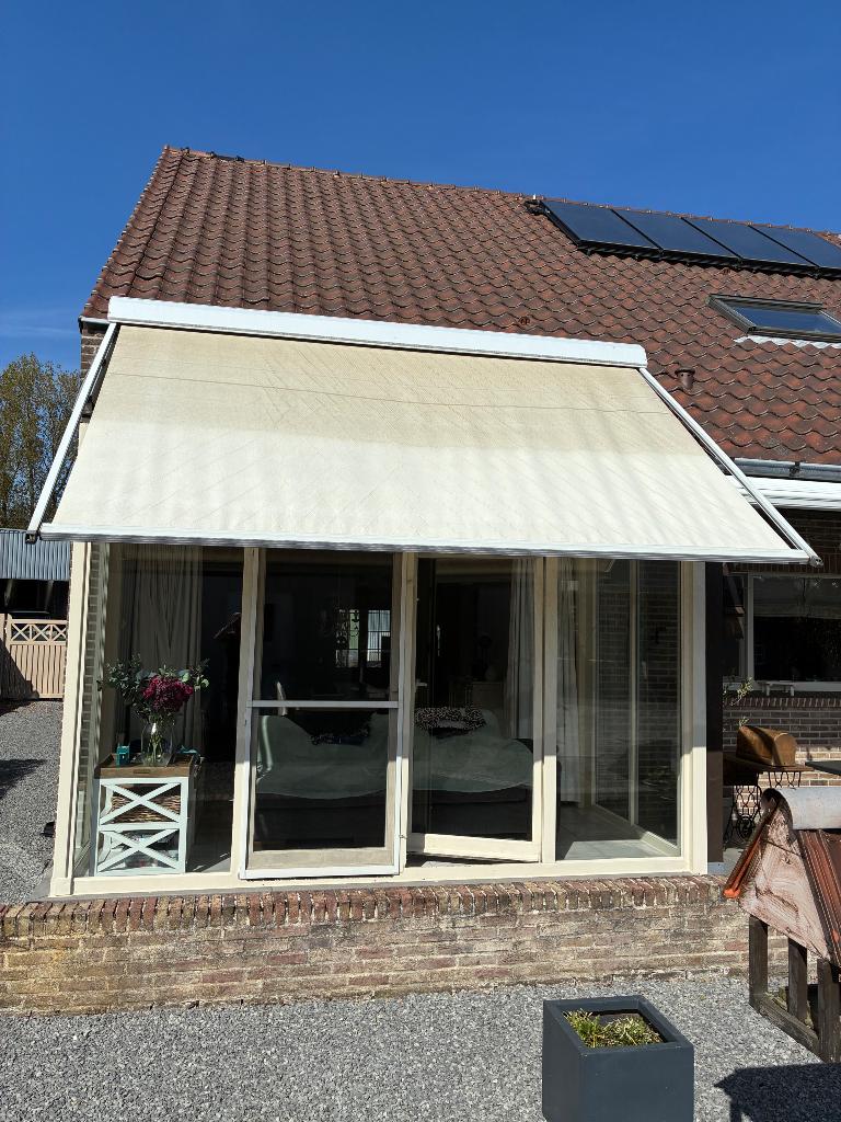 Zonwering, Tuin en Terras, Ophalen, Gebruikt, Elektrisch