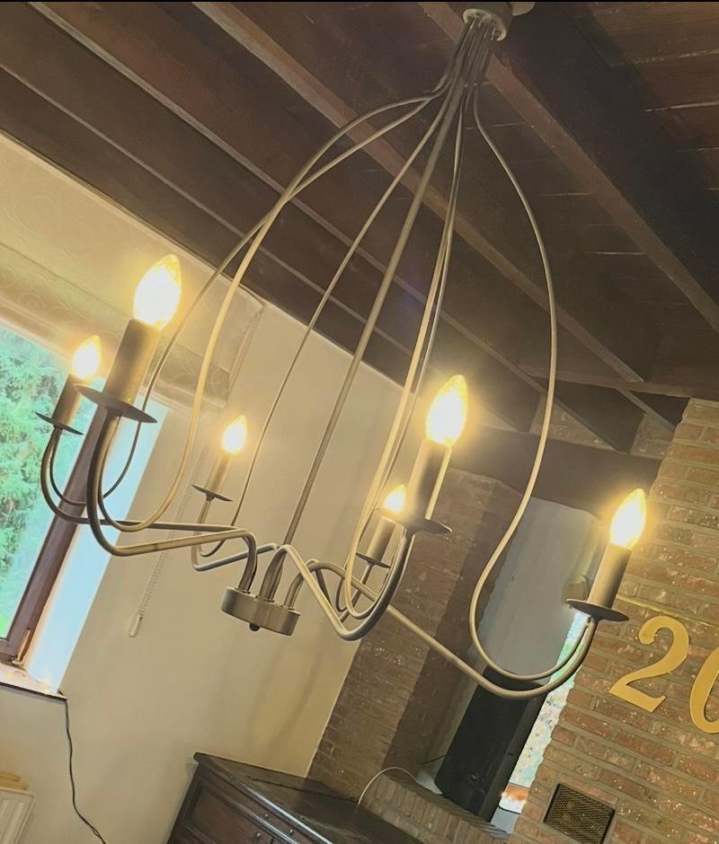 Lustre metal noir MAISON DU MONDE, Ophalen, Zo goed als nieuw, Metaal