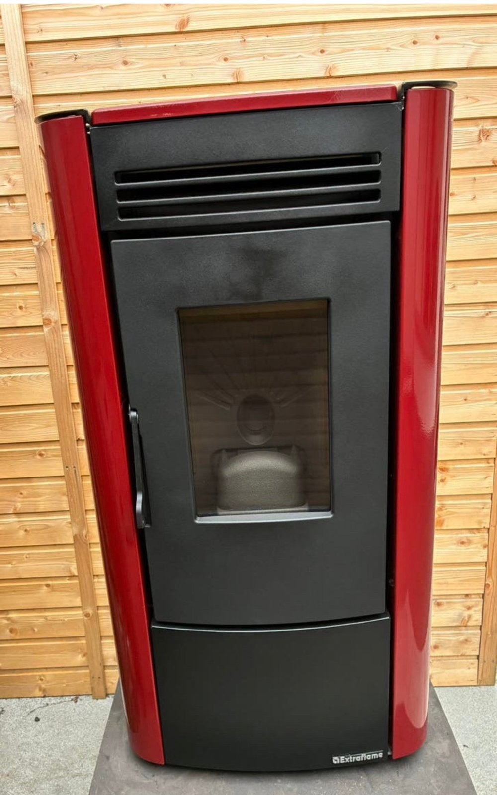 Pelletkachel Extraflame (1jaar garantie, plaatsing mogelijk), Huis en Inrichting, Haarden, Ophalen, Zo goed als nieuw, Vrijstaande haard