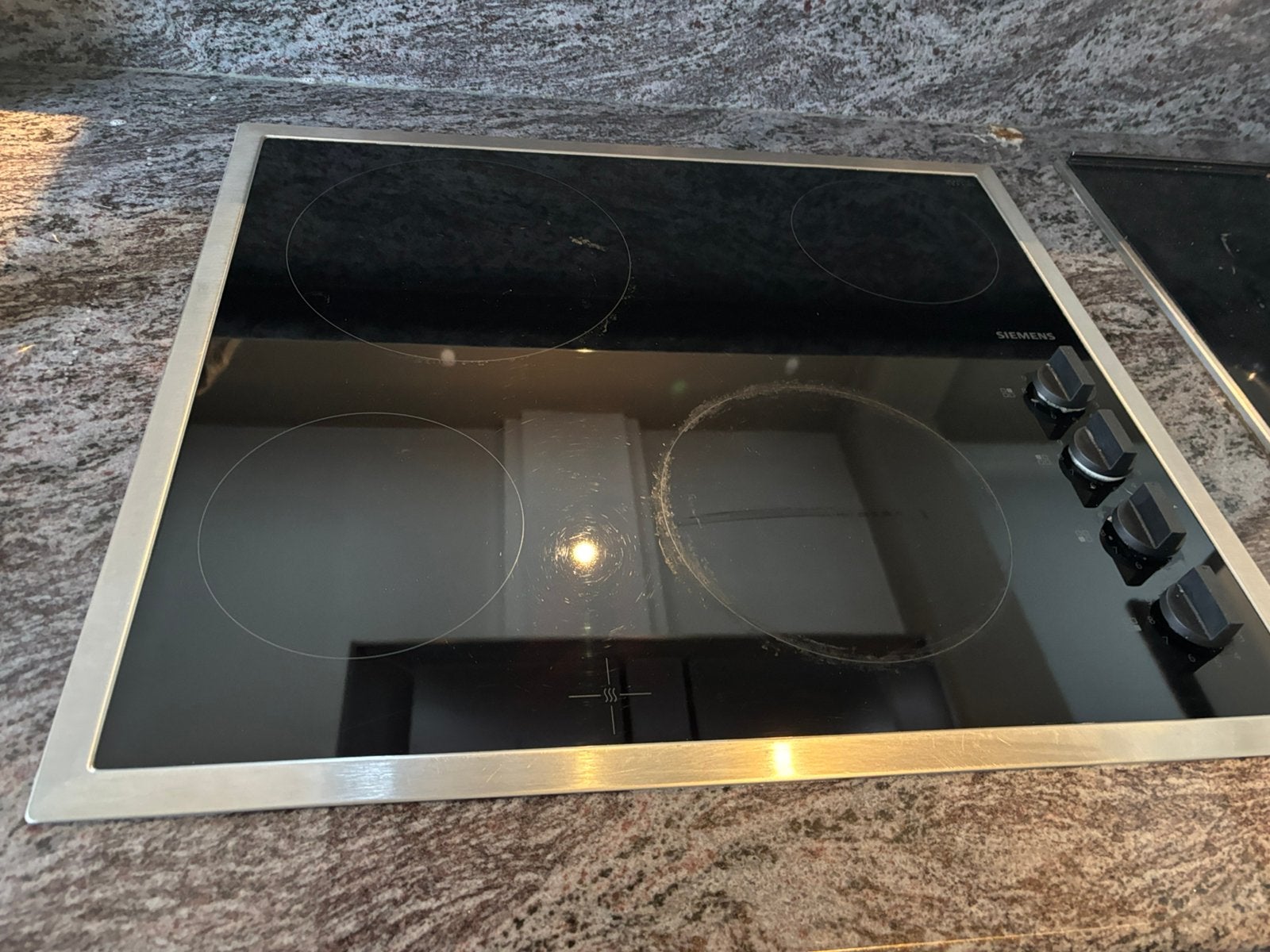 Siemens keramische kookplaat HT6ET60R, Elektronische apparatuur, Ophalen, Gebruikt, Keramisch, 4 kookzones