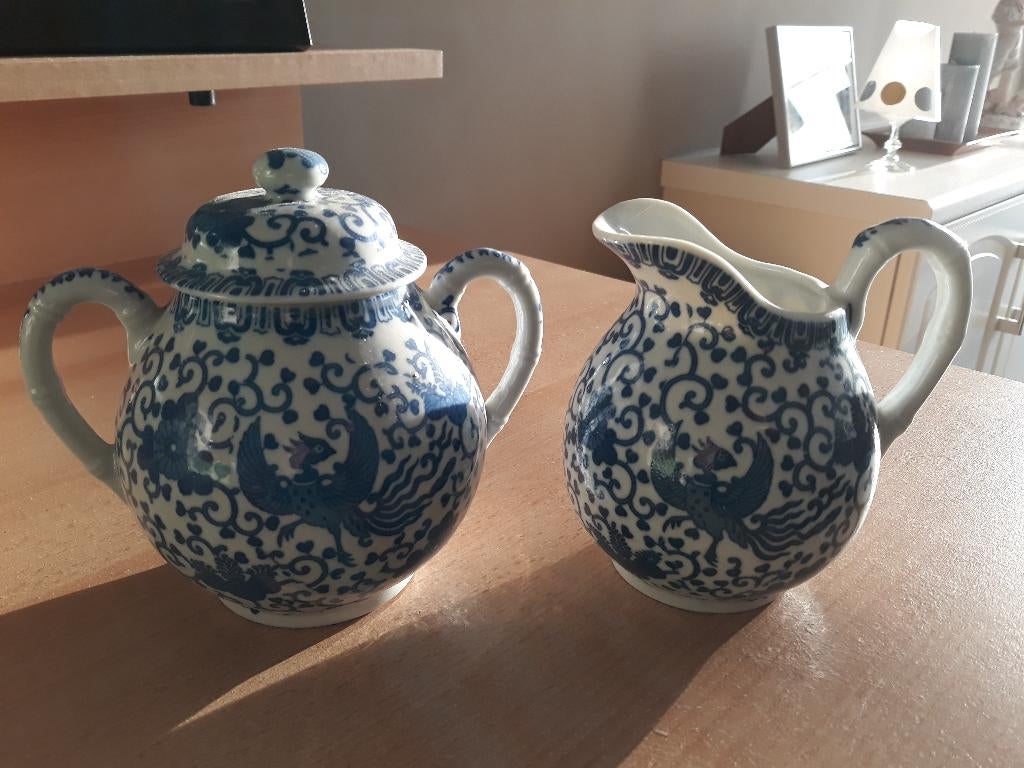 sierpotje uit te kiezen melkpotje suikerpotje, Ophalen of Verzenden