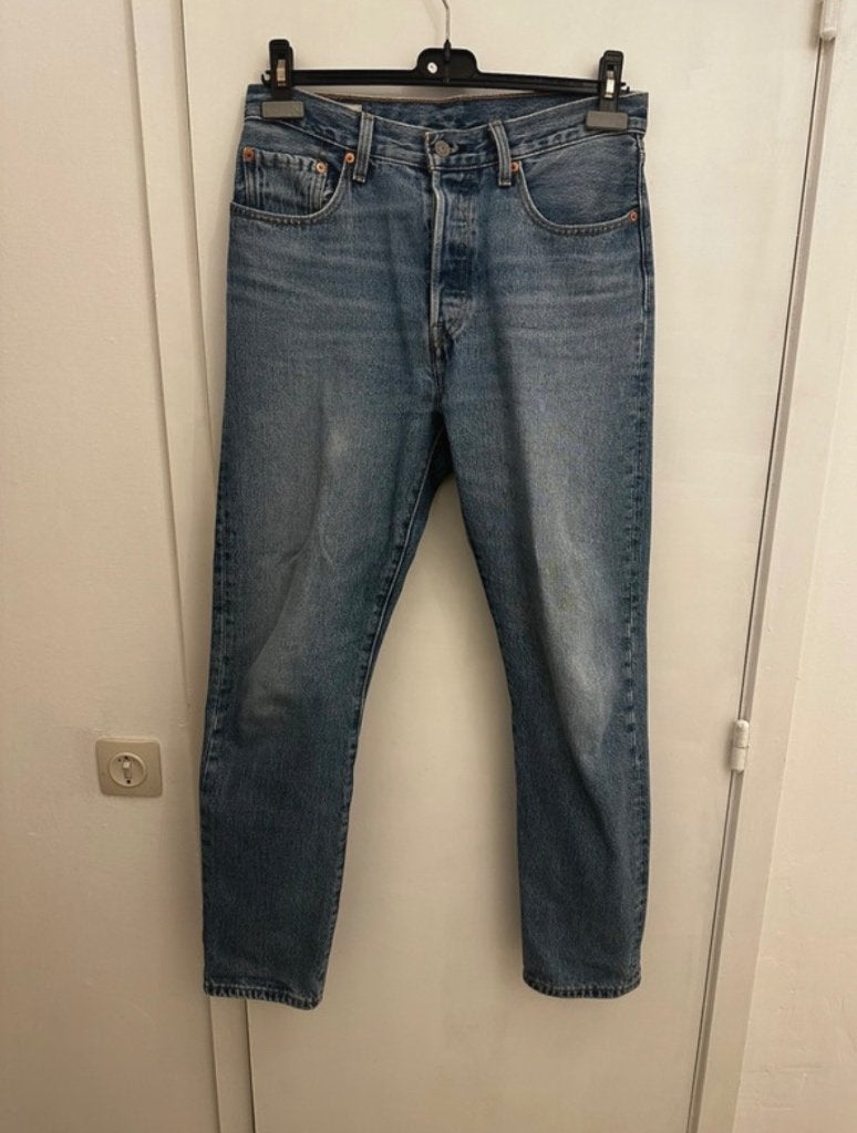 Jeans, W28 - W29 (confection 36), Comme neuf, Bleu, Levis