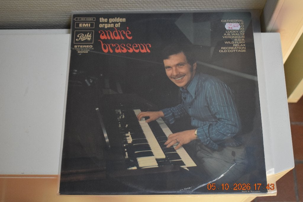 LP : The Golden Organ of André Brasseur, LP, Enlèvement ou Envoi, Utilisé, Housse de protection extérieure