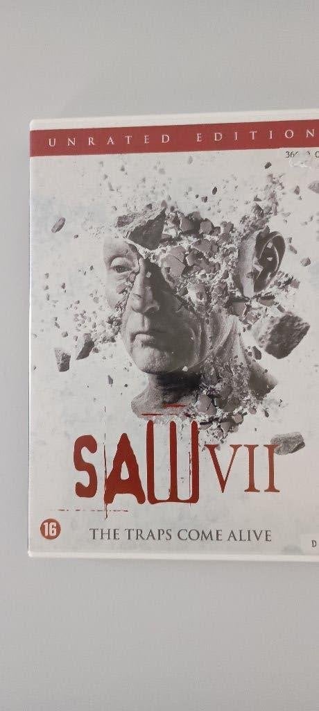 Dvd Horror SAW 7 Unrated edition, Cd's en Dvd's, Vanaf 16 jaar, Speciale editie, Nederlands, Ophalen of Verzenden