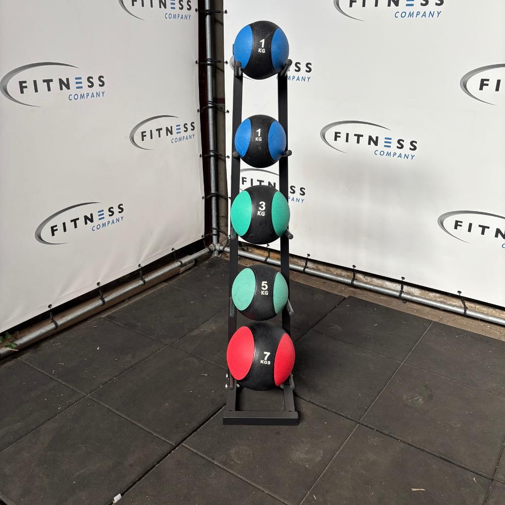 Ballen Rek - Incl. Ballen, Sport en Fitness, Fitnessmaterialen, Ophalen of Verzenden, Gebruikt, Benen, Fitnessbal