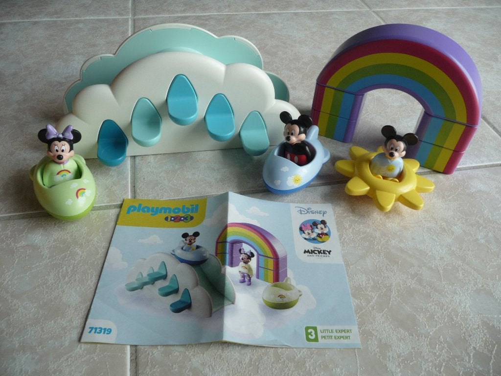 Playmobil 1-2-3 & Disney Mickey Mouse 71319 + 71321, Complete set, 1.2.3, Ophalen of Verzenden, Zo goed als nieuw