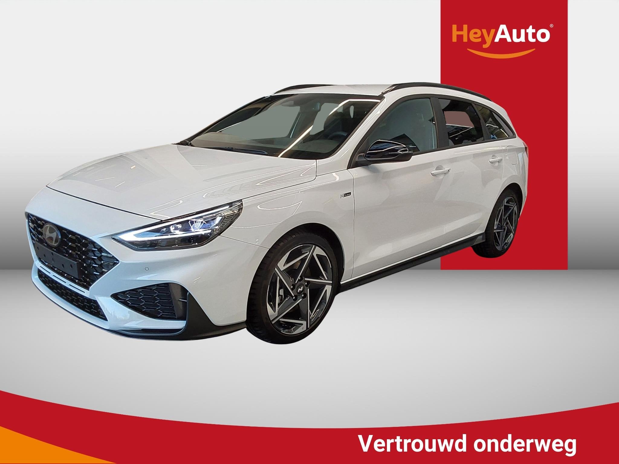 Hyundai i30 1.5 T-GDI SKY N-LINE 7-DCT 48V MILD HYBR, Auto's, Stof, Zwart, Bedrijf, 3 cilinders