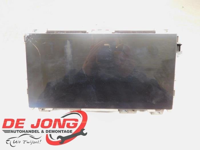 Display Interieur van een Audi Q4, Gebruikt, -, -, -