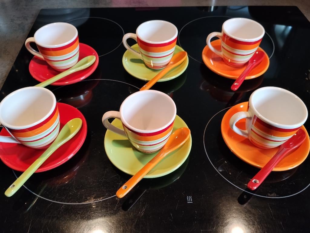 Lot de 6 tasses expresso., Enlèvement, Neuf, Tasse(s) et/ou soucoupe(s)
