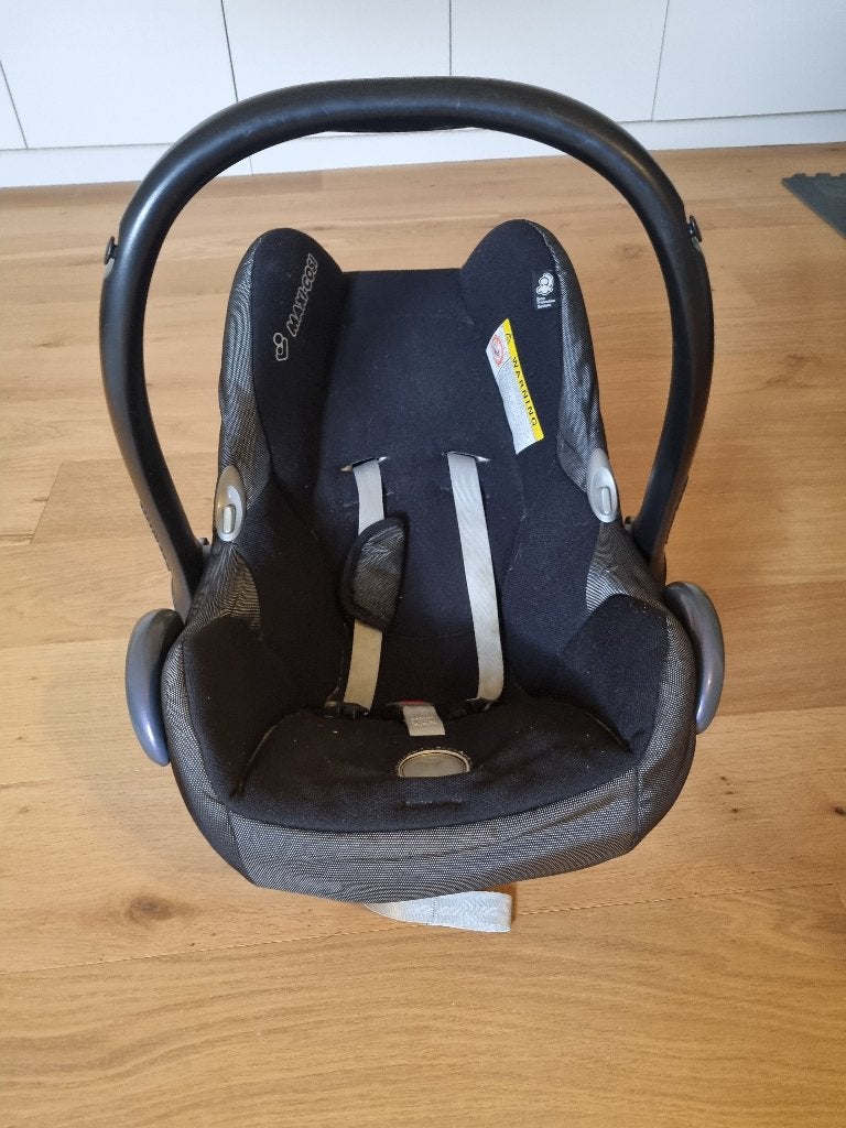 Gratis maxi cosi, Ophalen