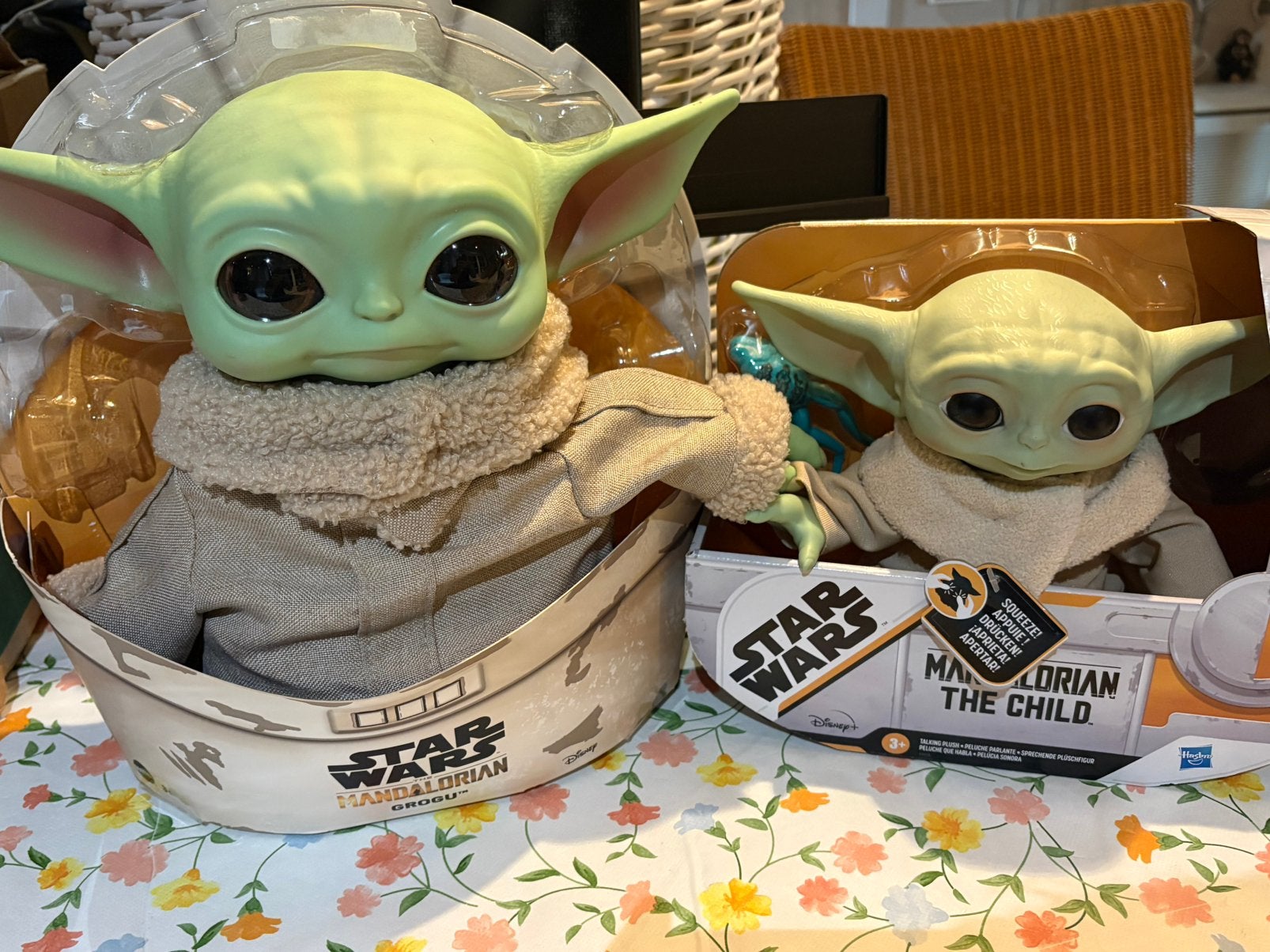 StarWars The Mandalorian Grogu Baby Yoda Set Hasbro & Mattel, Ophalen of Verzenden, Zo goed als nieuw