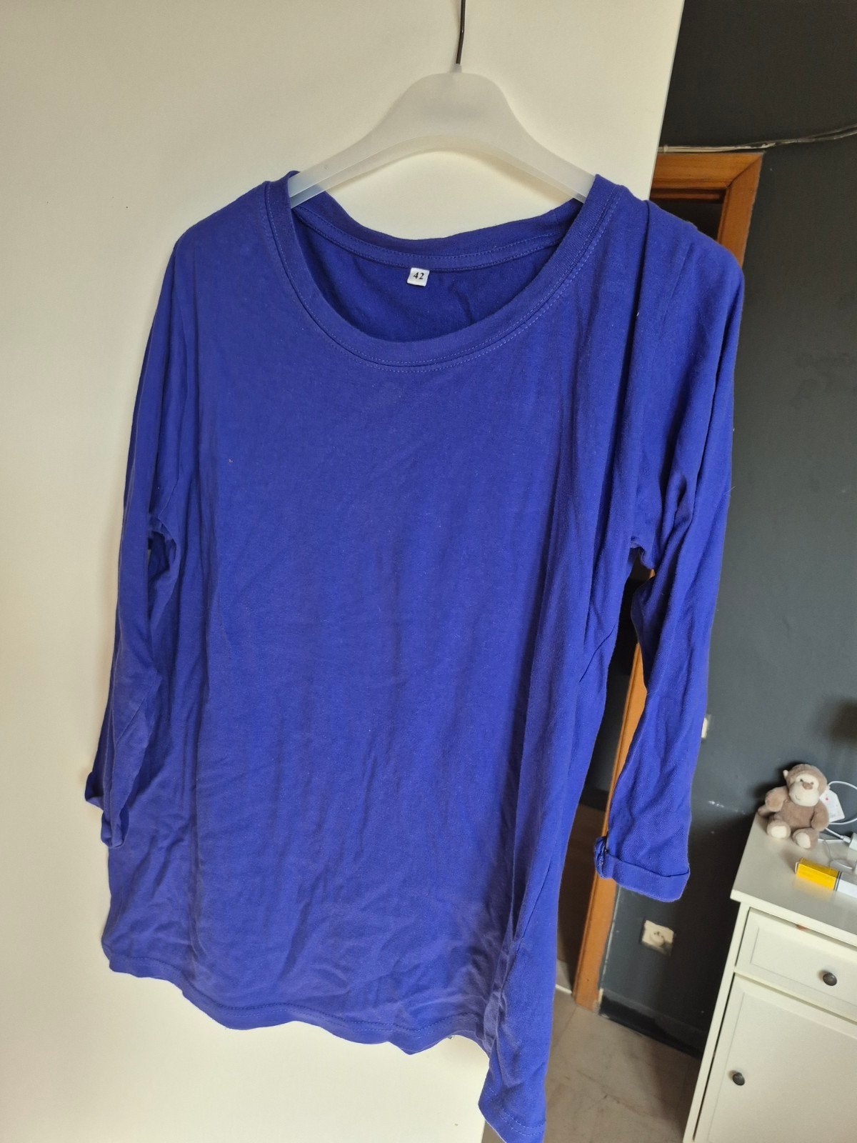 t shirt met driekwart mouwen maat 42 goede staat, Kleding | Dames, Ophalen of Verzenden, Maat 42/44 (L)