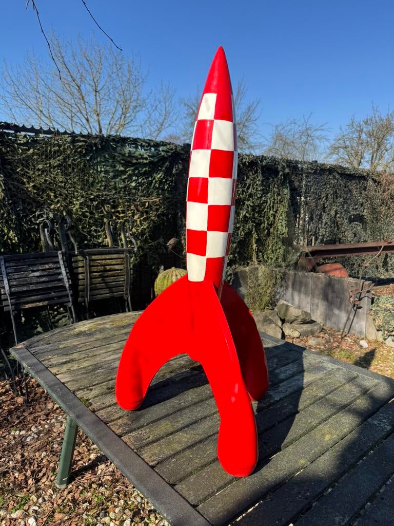 Kuifje Raket naar de maan beeld, Verzamelen, Beelden en Beeldjes, Ophalen, Gebruikt, Fantasy
