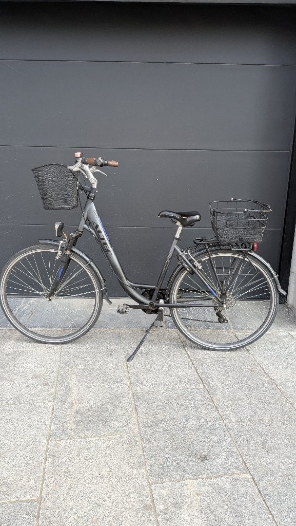 DAMESFIETS MET 2 MANDJES, Enlèvement, Utilisé, Autres marques