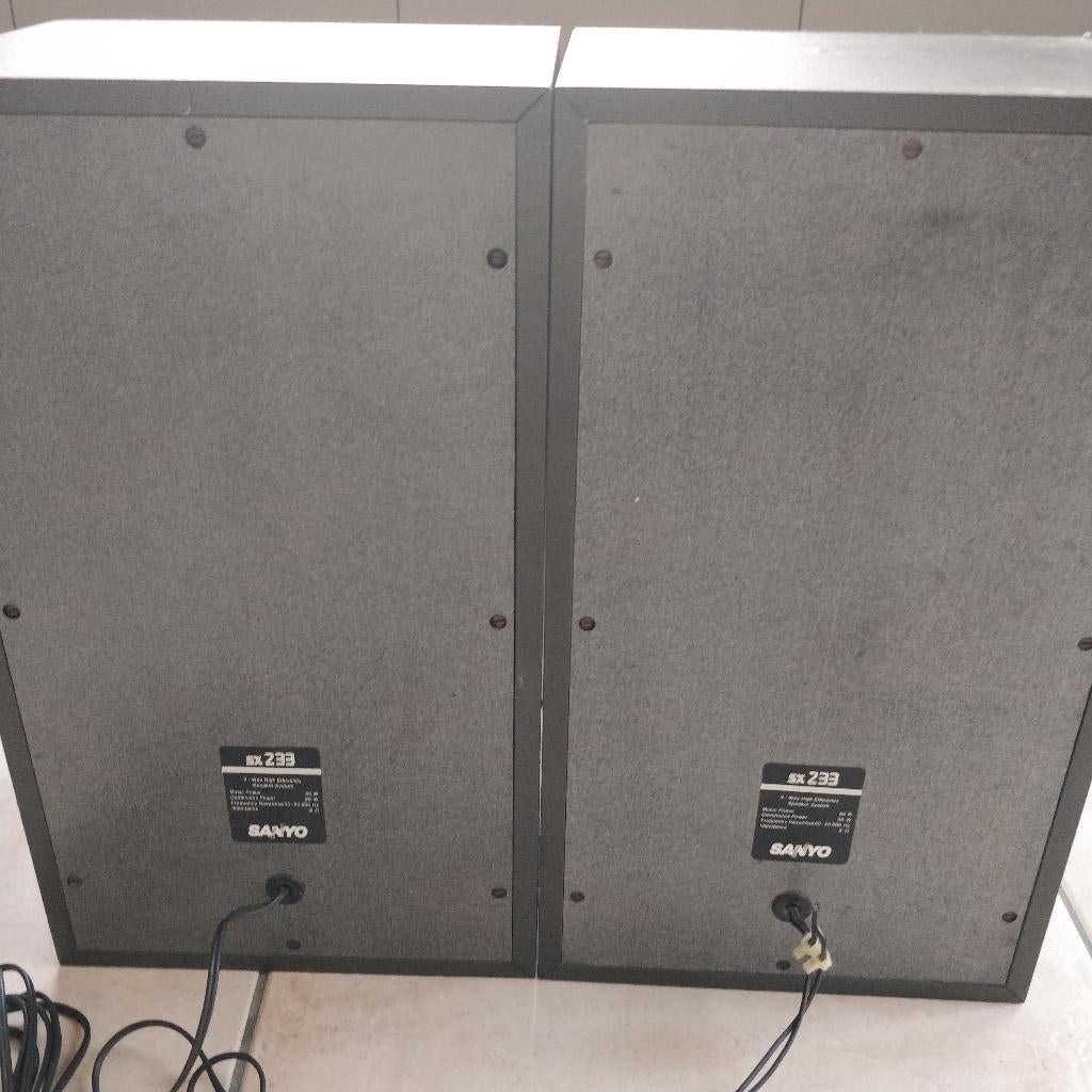 Muziekboxen Sanyo, Audio, Tv en Foto, Luidsprekerboxen, Ophalen, Gebruikt, Overige typen, Overige merken